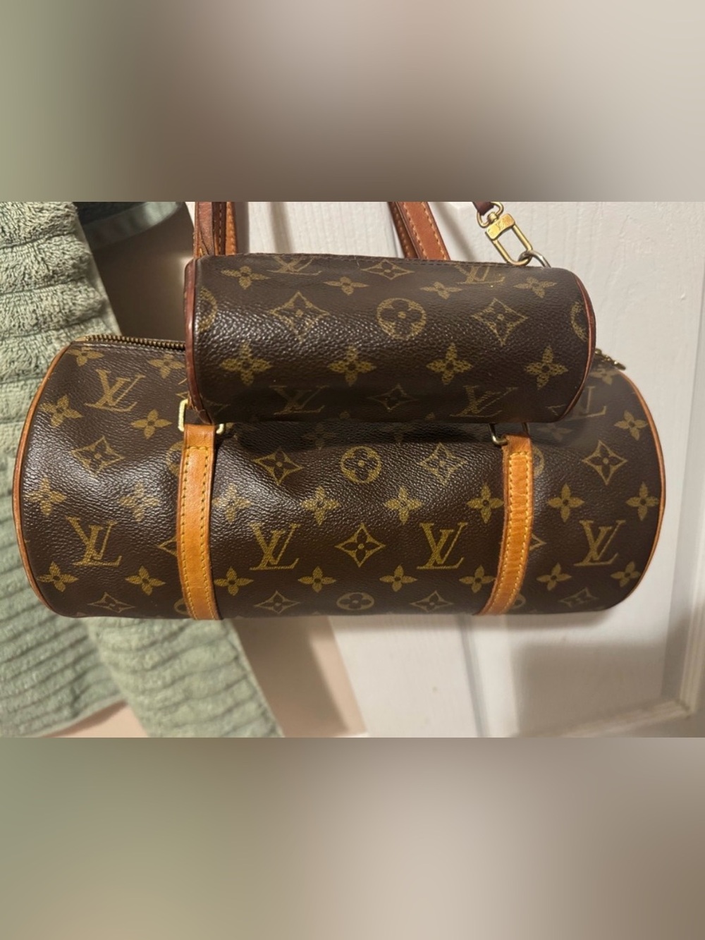 Louis Vuitton papillon Bag in Brown and Tan (make offer!) :)